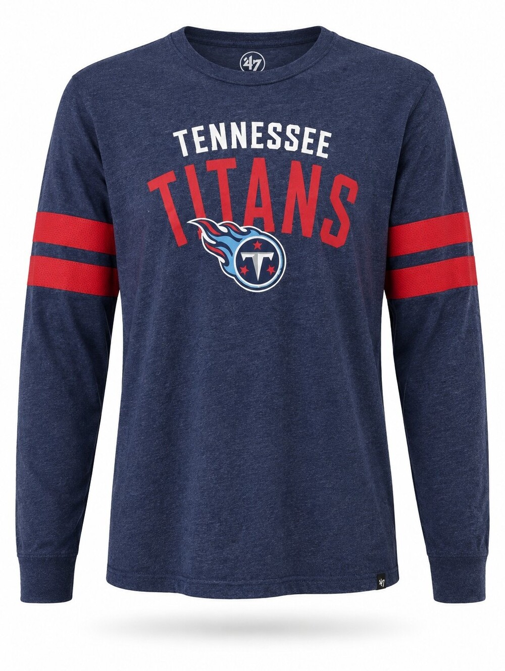 '47 Brand NFL Tennessee Titans Irving Long Sleeve T-Shirt Navy Blue Men's Size S